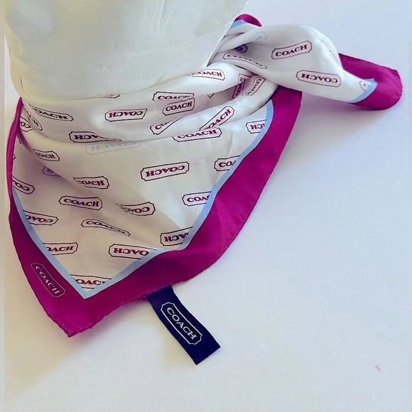 COACH || Monogram Neck Scarf. Sz. - Picture 2 of 13